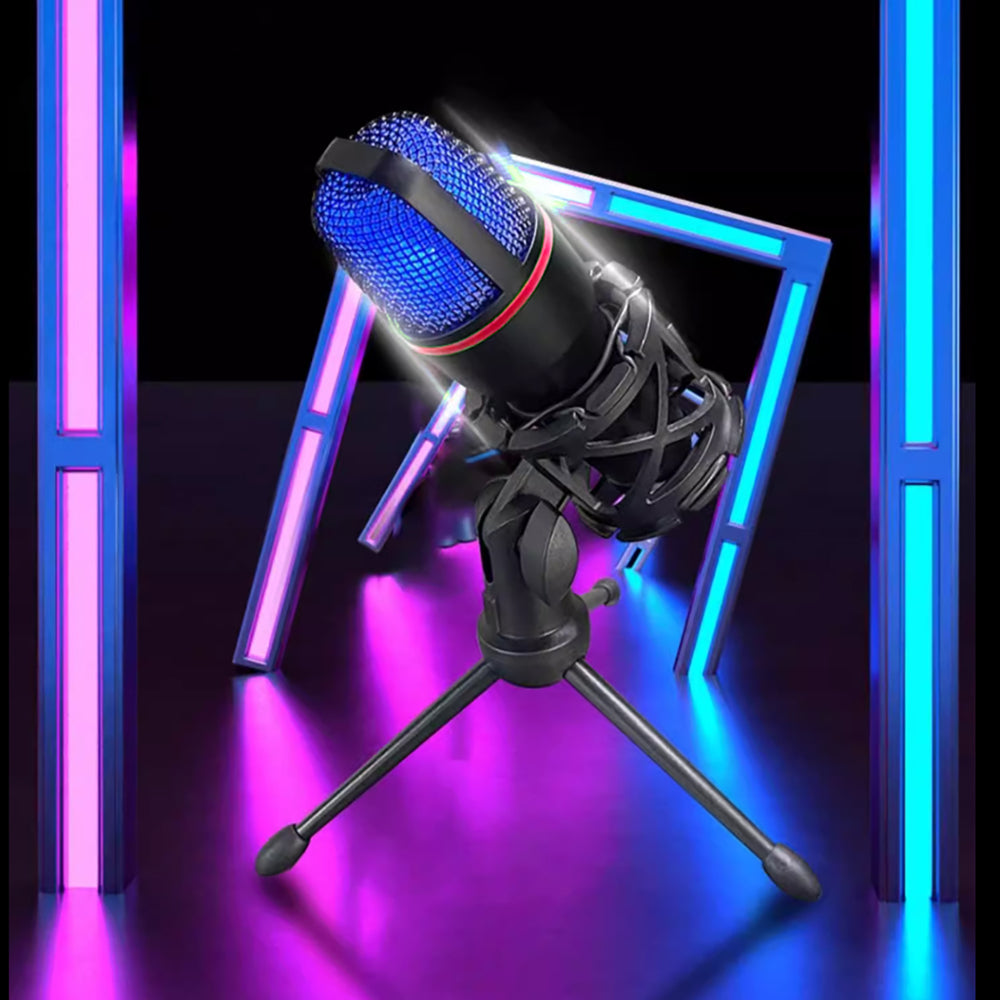 Wozinsky Studio Gaming USB Computer Microphone with RGB Stand - Black_5
