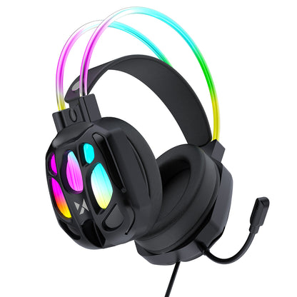 Wozinsky WSG-1118 Wired Gaming Headphones with Microphone and RGB Backlight - Black_0