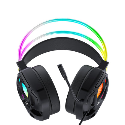 Wozinsky WSG-1118 Wired Gaming Headphones with Microphone and RGB Backlight - Black_5