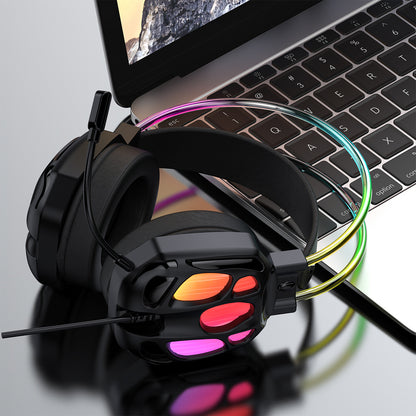 Wozinsky WSG-1118 Wired Gaming Headphones with Microphone and RGB Backlight - Black_7