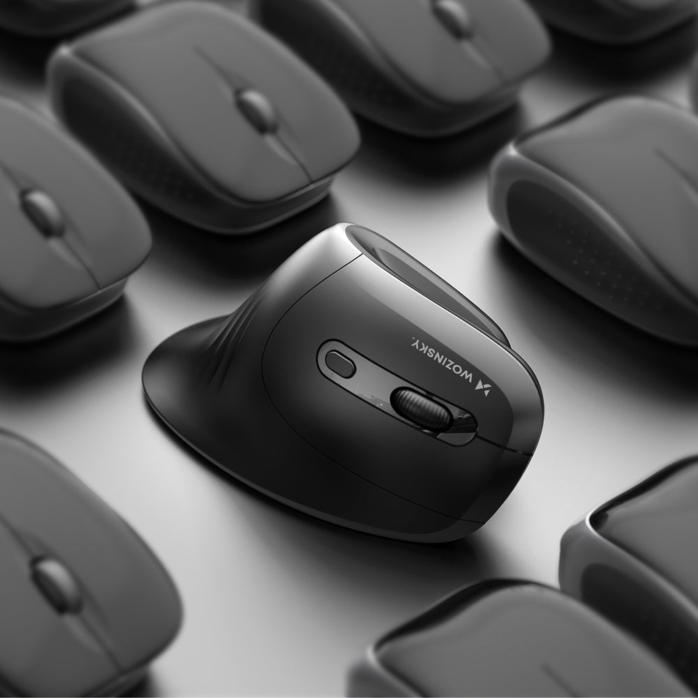 Wozinsky WWM-1076 Wireless Vertical Ergonomic Mouse 3600 DPI - Black_10