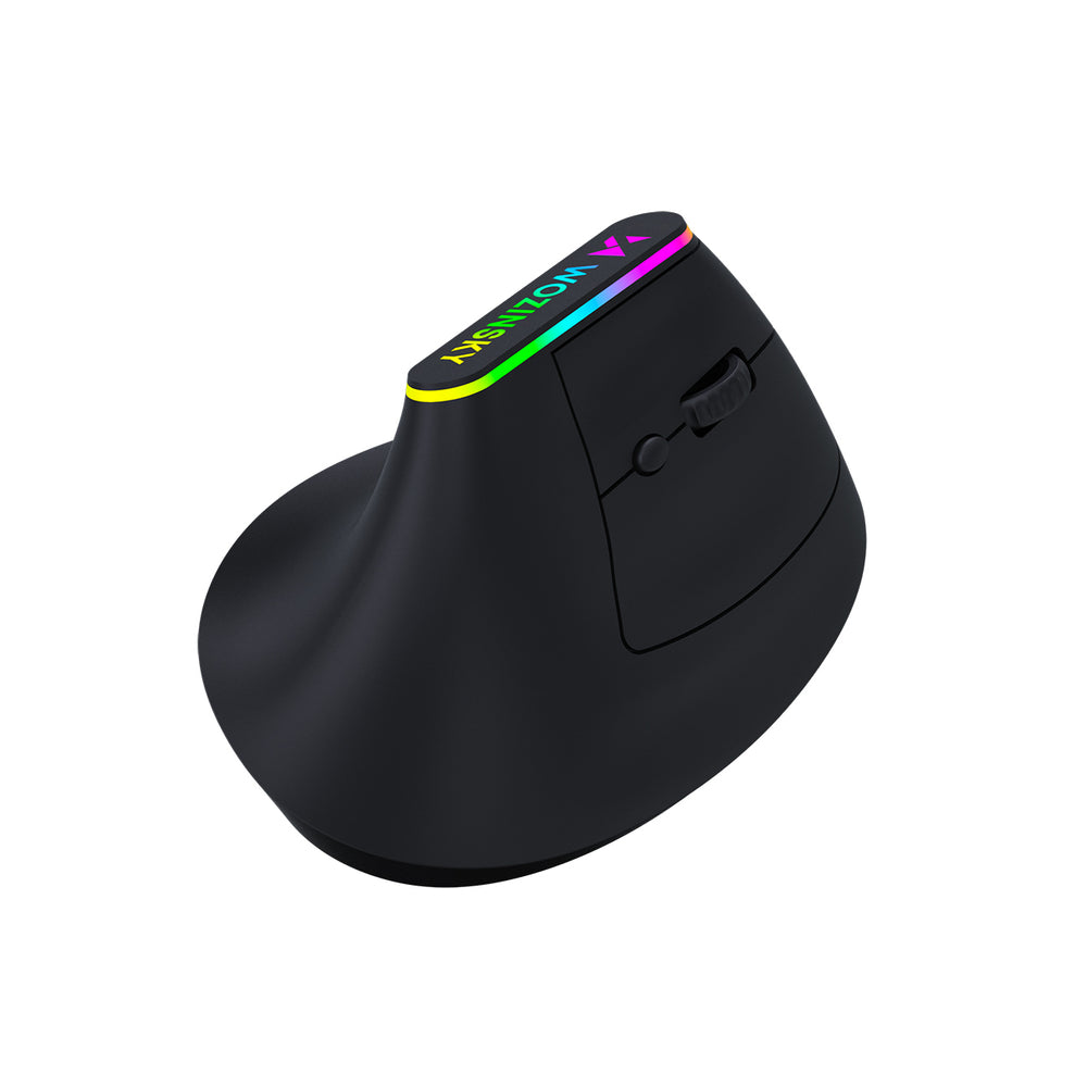 Wozinsky WMG-1164 Wireless Vertical Ergonomic Gaming Mouse 3600 DPI with RGB Backlight - Black_5