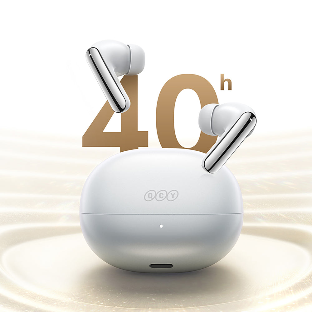 QCY MeloBuds N20 Wireless In-Ear Noise Cancelling ANC Headphones - White_8