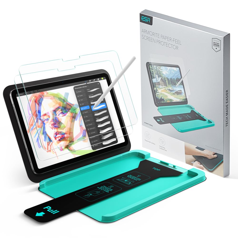 ESR Paper Feel Tempered Glass for iPad Air 13" (2024/2025/2026)_0