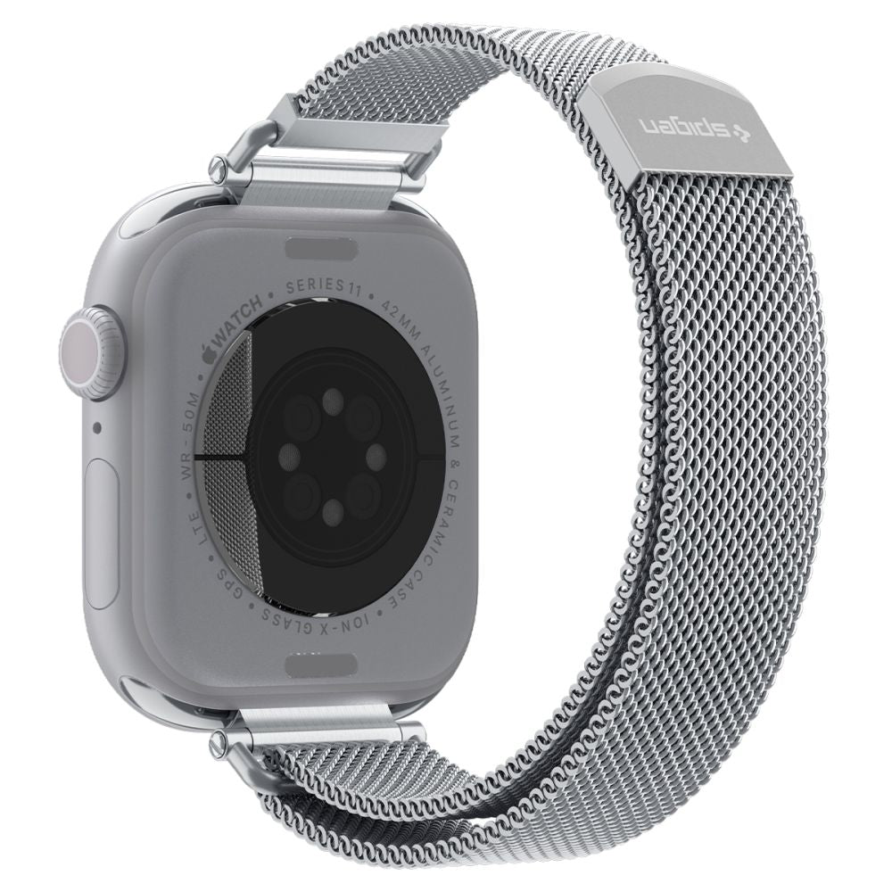 Spigen WBM4 Strap for Apple Watch (40 / 41 / 42 mm) - Silver_2