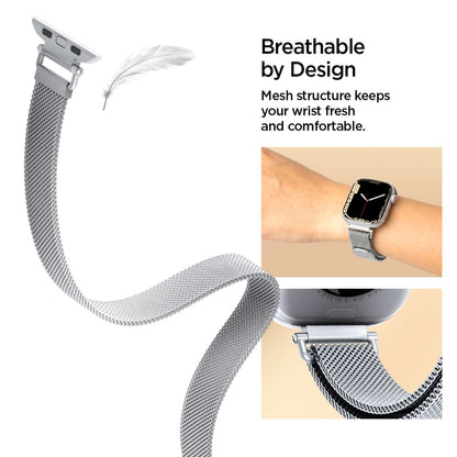 Spigen WBM4 Strap for Apple Watch (40 / 41 / 42 mm) - Silver_6