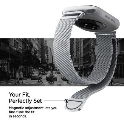 Spigen WBM4 Strap for Apple Watch (40 / 41 / 42 mm) - Silver_7
