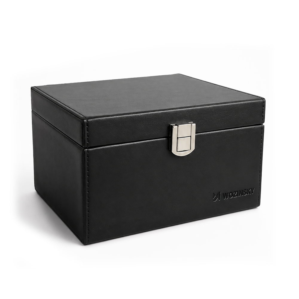 Wozinsky WPB-R16 RFID Blocking Box for Keyless Keys with Compartments 16x12x9 cm - Black_0