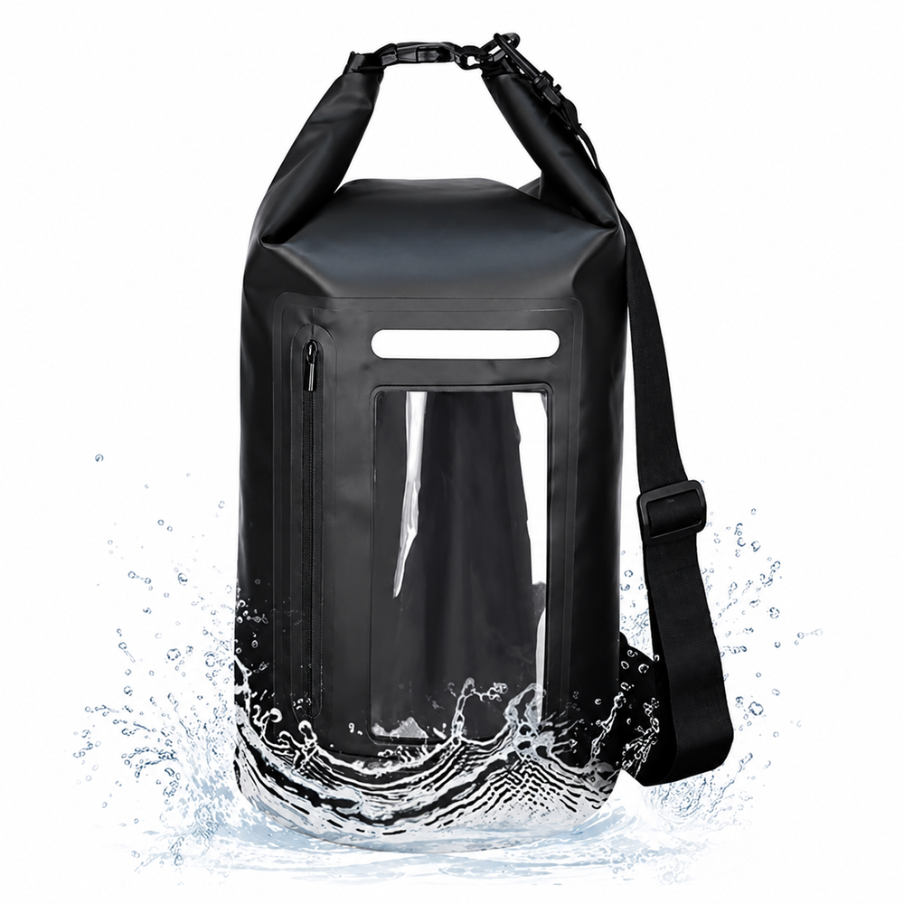 WNA-15L waterproof bag for a 15 l sup kayak with an RFID blocking divider - black_1