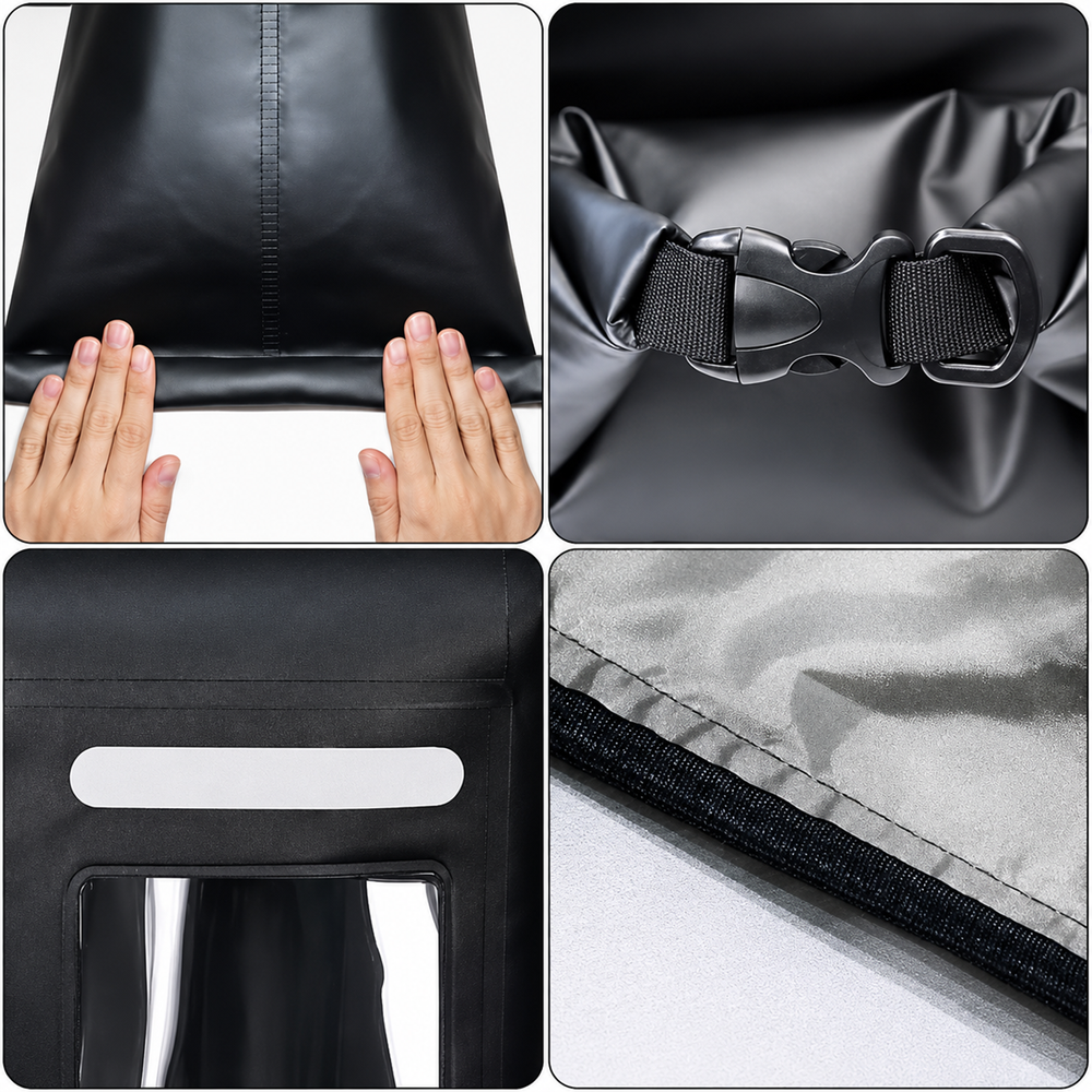 WNA-15L waterproof bag for a 15 l sup kayak with an RFID blocking divider - black_5