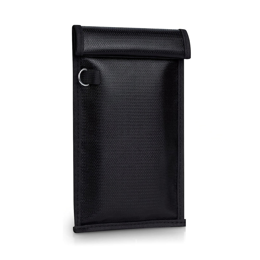Fireproof RFID Phone Case OTN-27 with Signal Blocker 27x12.3 cm - Black_0