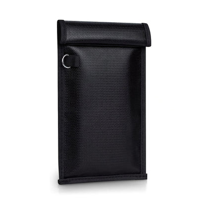 Fireproof RFID Phone Case OTN-27 with Signal Blocker 27x12.3 cm - Black_0
