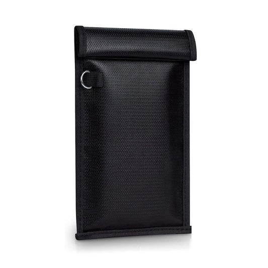 Fireproof RFID Phone Case OTN-27 with Signal Blocker 27x12.3 cm - Black_0
