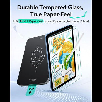 ESR Paper Feel 2-Pack Tempered Glass for iPad 10.9” (2022) / 11” (2025)_2
