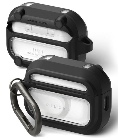Ringke UX Magnetic Case for AirPods Pro 3 - Black and Clear_0