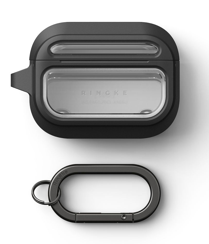 Ringke UX Magnetic Case for AirPods Pro 3 - Black and Clear_2