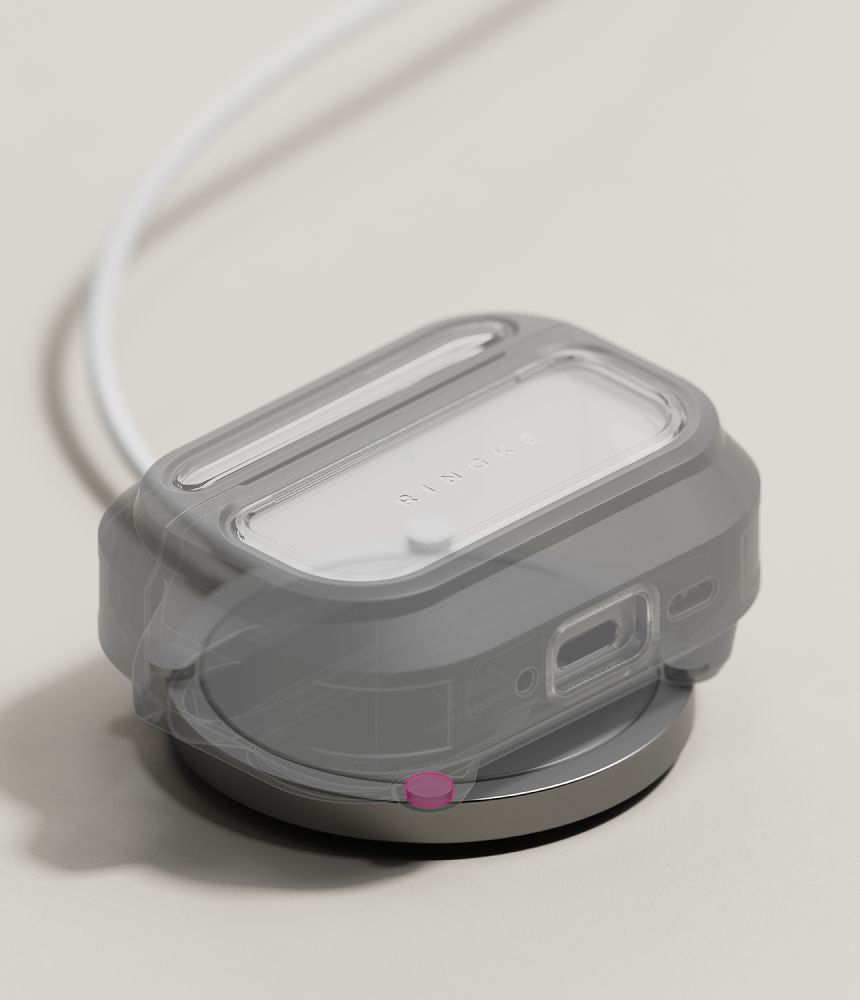 Ringke UX Magnetic Case for AirPods Pro 3 - Black and Clear_3
