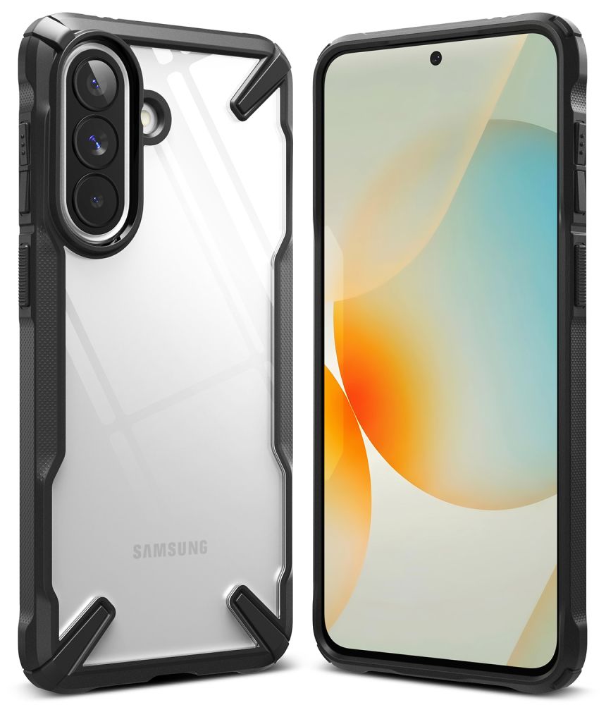 Ringke Fusion X Case for Samsung Galaxy A57 5G - Clear and Black_1