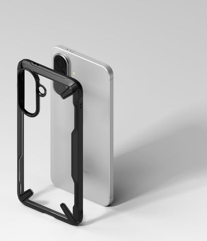 Ringke Fusion X Case for Samsung Galaxy A57 5G - Clear and Black_4