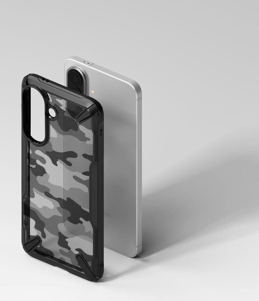 Ringke Fusion X Case for Samsung Galaxy A57 5G - Black and Gray_4