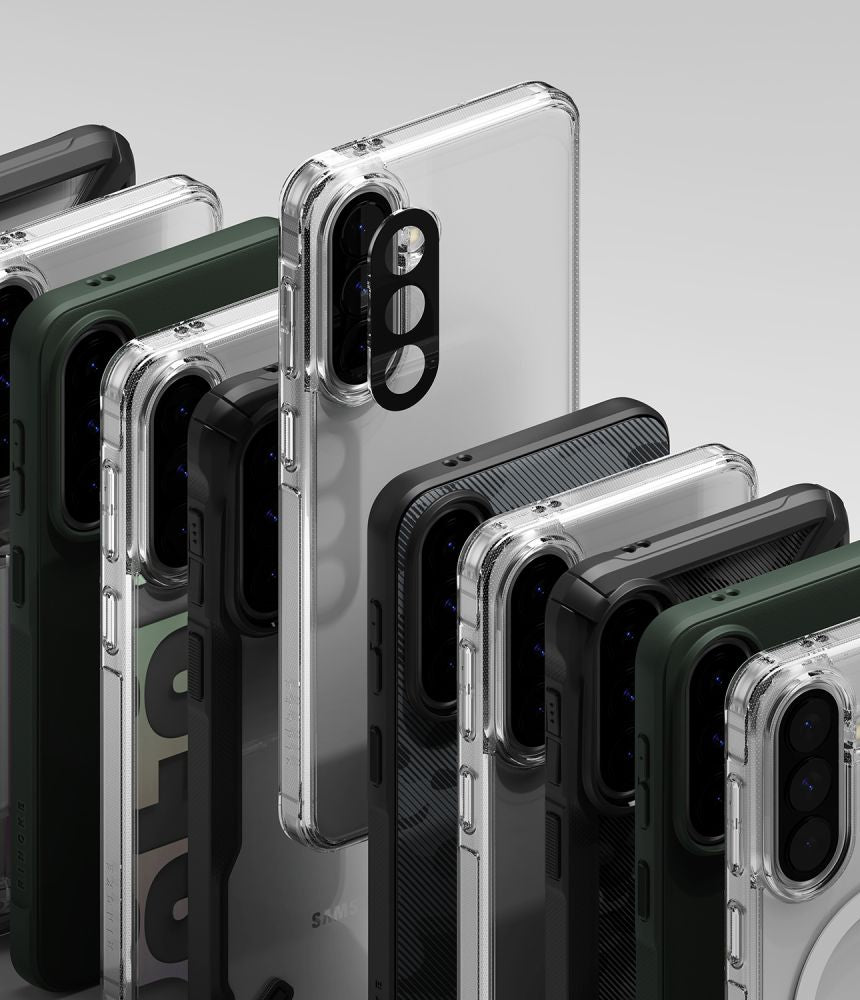 Ringke Fusion X Case for Samsung Galaxy A57 5G - Black and Gray_6