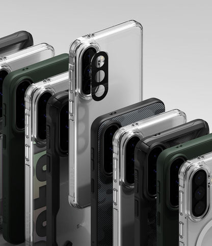 Ringke Fusion X Case for Samsung Galaxy A57 5G - Black and Gray_6