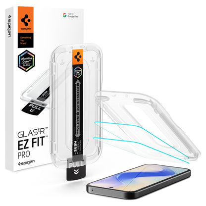 Spigen Glas.tR EZ Fit Pro 2-Pack Tempered Glass Screen Protector for Google Pixel 10A_0