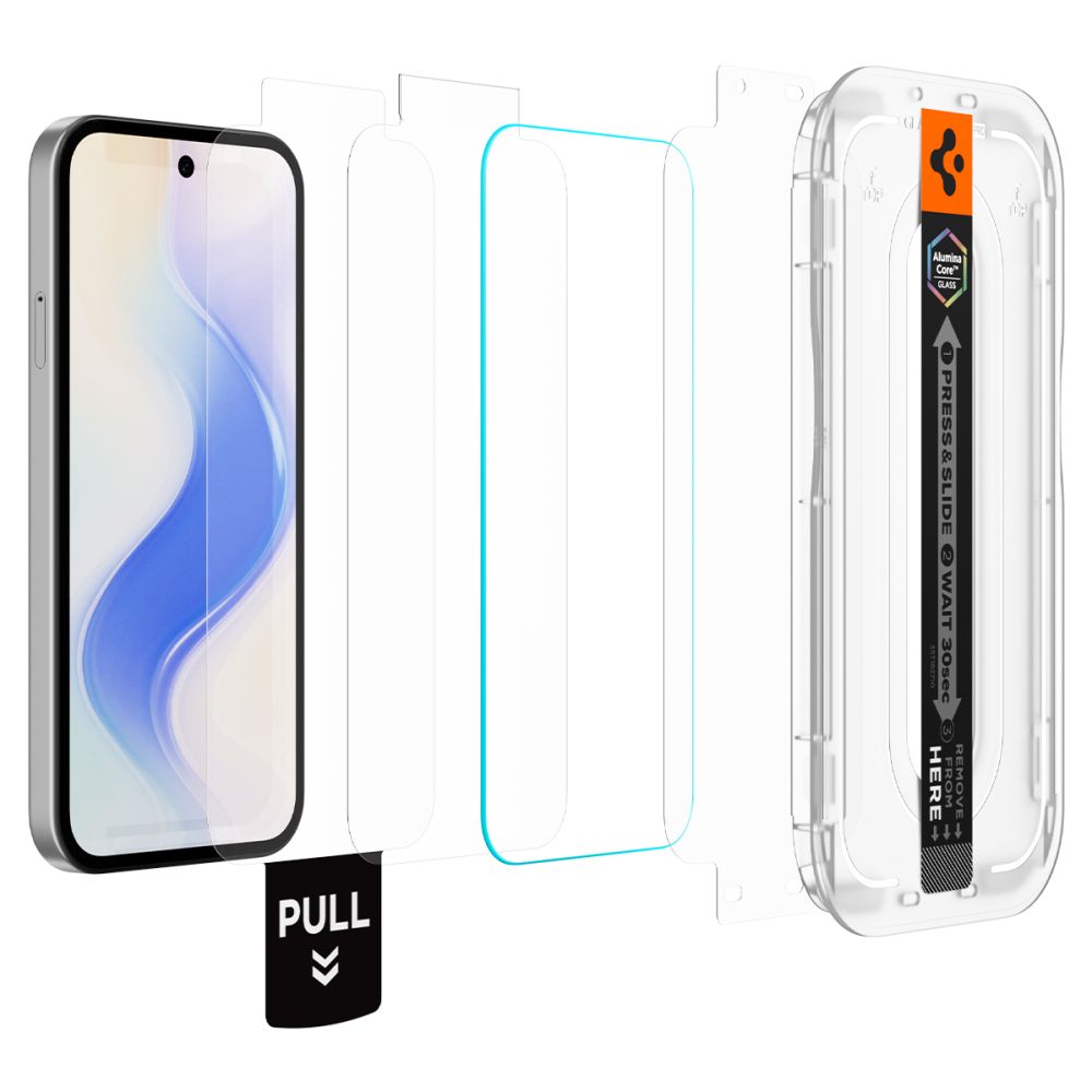 Spigen Glas.tR EZ Fit Pro 2-Pack Tempered Glass Screen Protector for Google Pixel 10A_1