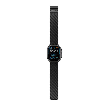 AmazingThing Titan Premium Metal Band for AppleWatch 38/40/41/42/44/45/46/49 mm - Black_2