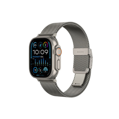 AmazingThing Titan Premium Metal Band for AppleWatch 38/40/41/42/44/45/46/49 mm - Silver_0