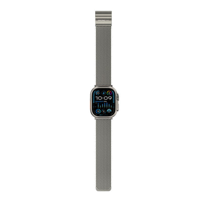 AmazingThing Titan Premium Metal Band for AppleWatch 38/40/41/42/44/45/46/49 mm - Silver_2