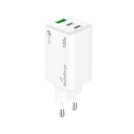 CARGADOR MEDIARANGE TRIPLE USB-A U USB-C 100W_0
