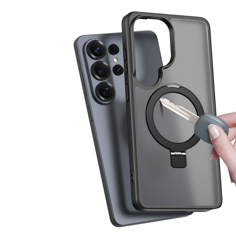 Dux Ducis Yind Case for Samsung Galaxy S26 Ultra with Stand, Compatible with MagSafe - Black_6