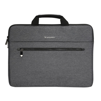 Wozinsky WTL-15 15.6" Laptop Bag with Handle and Metal Zipper - Gray_0