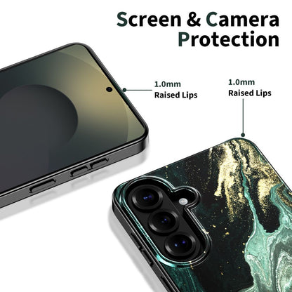 Tech-Protect Lamano MagSafe Case for Samsung Galaxy S26 - Black and Green_2