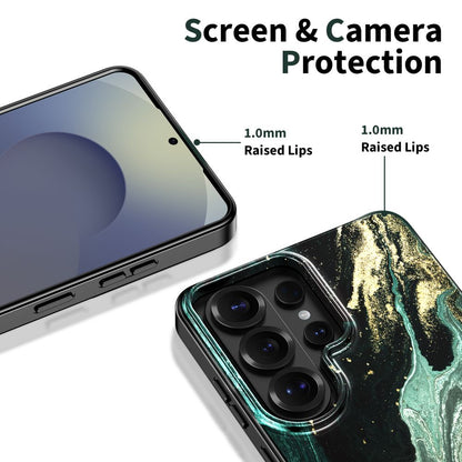 Tech-Protect Lamano MagSafe Case for Samsung Galaxy S26 Ultra - Black and Green_2