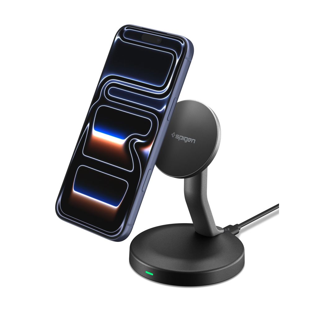 Spigen EF151MS Essential MagSafe 15W Wireless Charger - Black_1