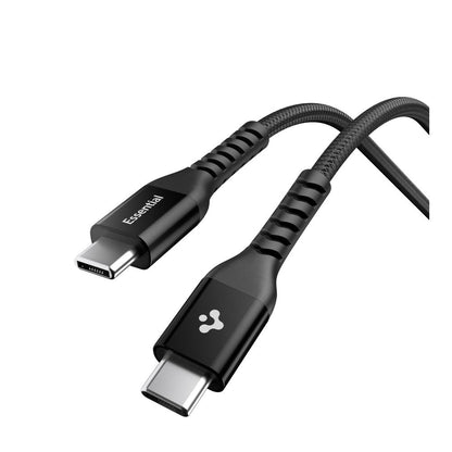 Spigen EB10010CCA Essential USB-C / USB-C 100W 100CM Cable - Black_0