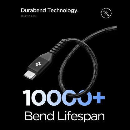 Spigen EB10010CCA Essential USB-C / USB-C 100W 100CM Cable - Black_3
