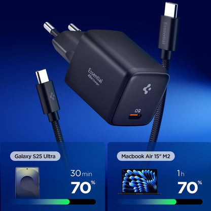 Spigen EE451EU Essential USB-C 45W Wall Charger - Black_1