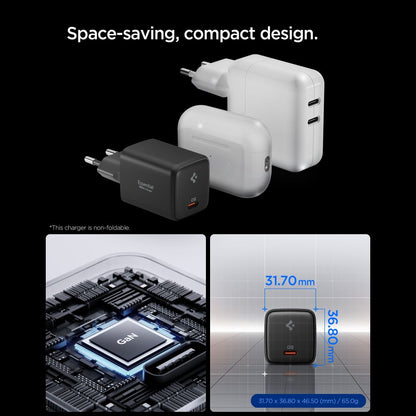 Spigen EE451EU Essential USB-C 45W Wall Charger - Black_2