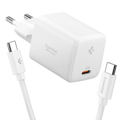 Spigen EE451EU Essential USB-C 45W Wall Charger - White_0