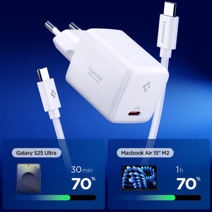 Spigen EE451EU Essential USB-C 45W Wall Charger - White_1