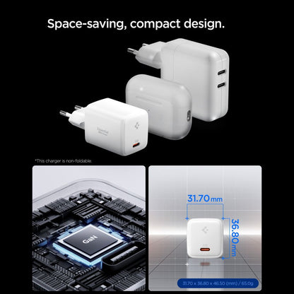 Spigen EE451EU Essential USB-C 45W Wall Charger - White_2