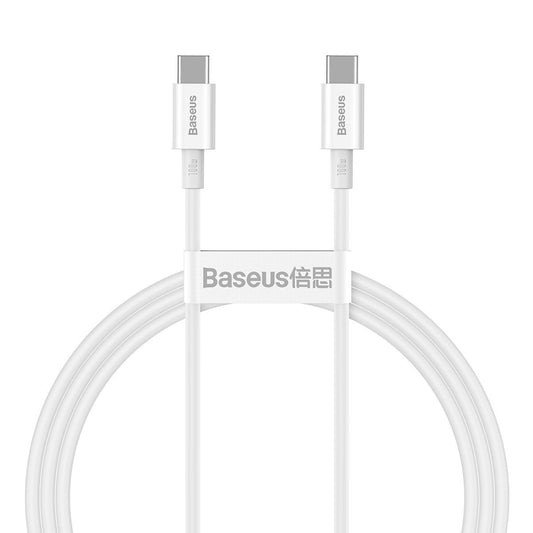 Baseus Superior Series Cable USB-C to USB-C, 100W, 1m (white)_0