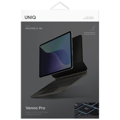 Uniq Venno Pro Magnetic Smart Case with Keyboard for iPad Pro 11" (2024/2025) - Black_6