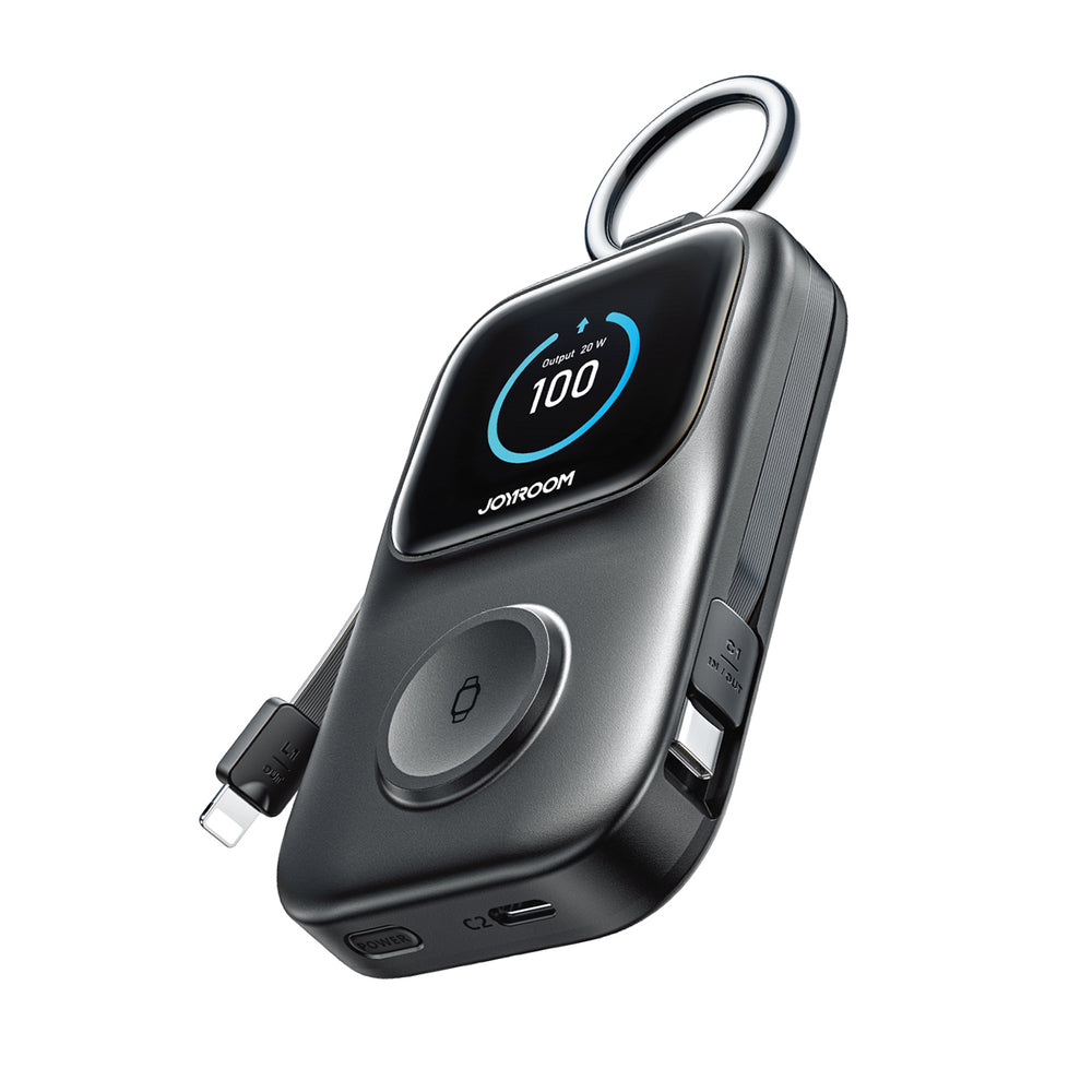 Joyroom JR-W19 5000mAh Powerbank with 5W Wireless Watch Charging - Black_0