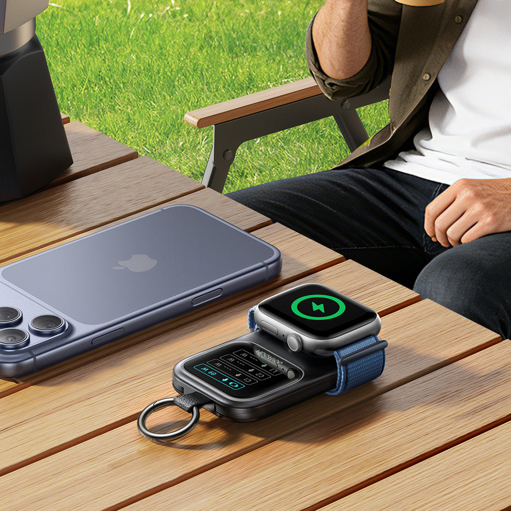 Joyroom JR-W19 5000mAh Powerbank with 5W Wireless Watch Charging - Black_9