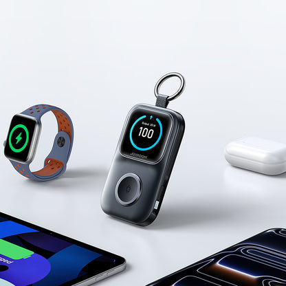 Joyroom JR-W19 5000mAh Powerbank with 5W Wireless Watch Charging - Black_11