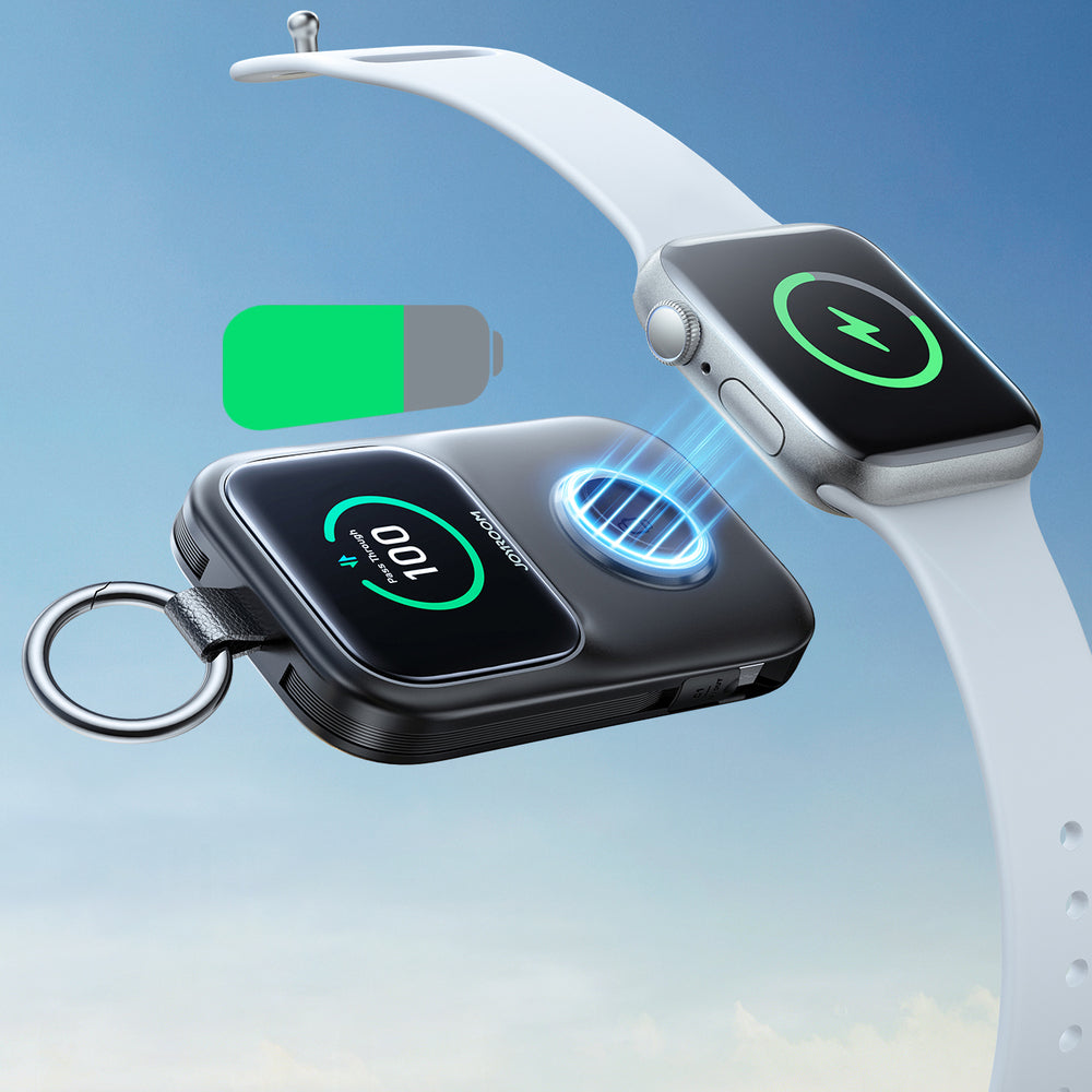Joyroom JR-W19 5000mAh Powerbank with 5W Wireless Watch Charging - Black_7
